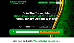 Binary Options Home Page.