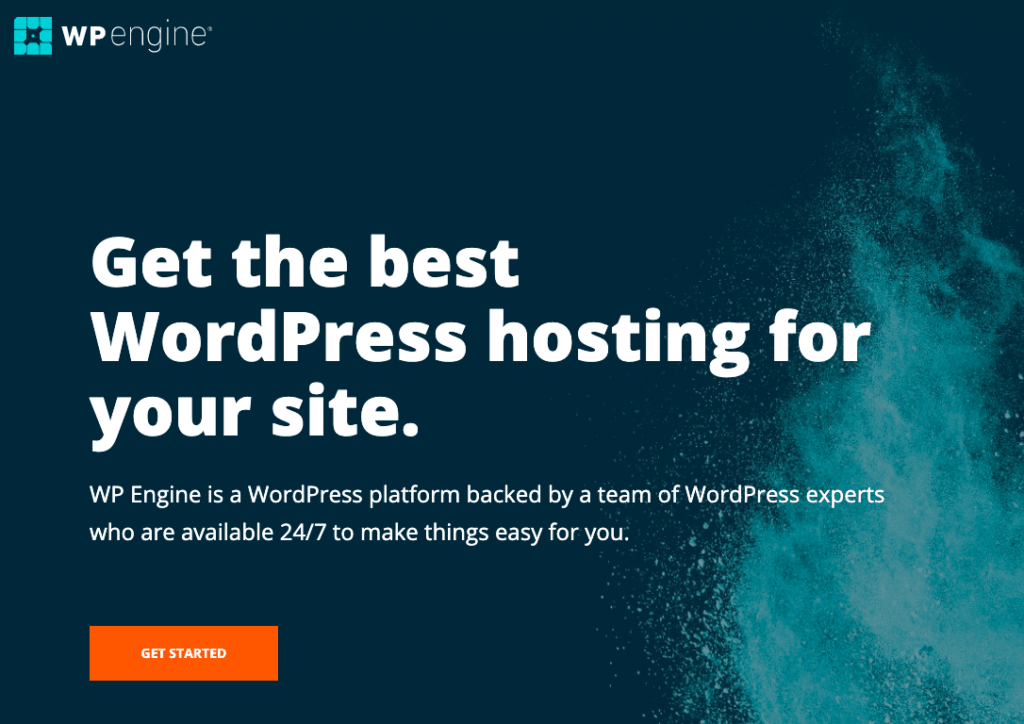 WP Engine homepage