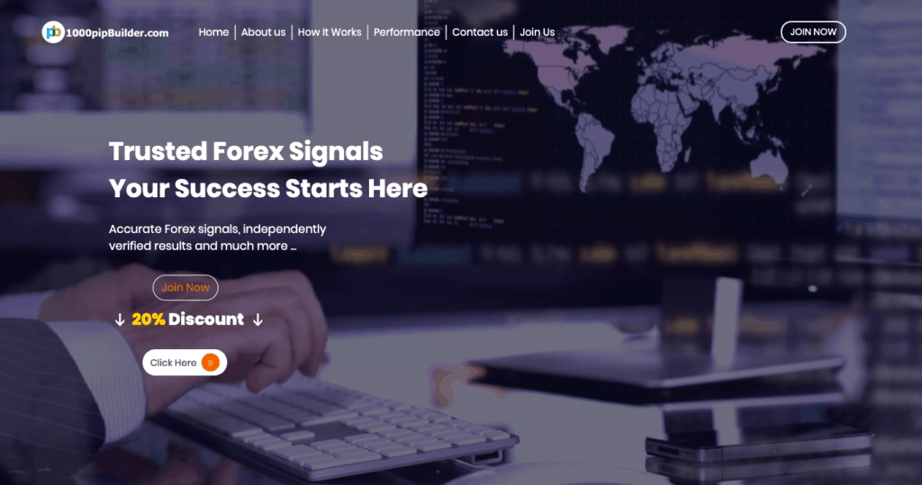 1000Pip Builder Home Page