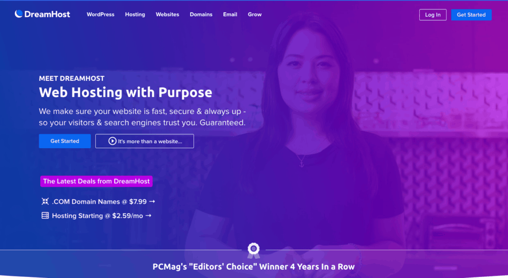 DreamHost Home Page