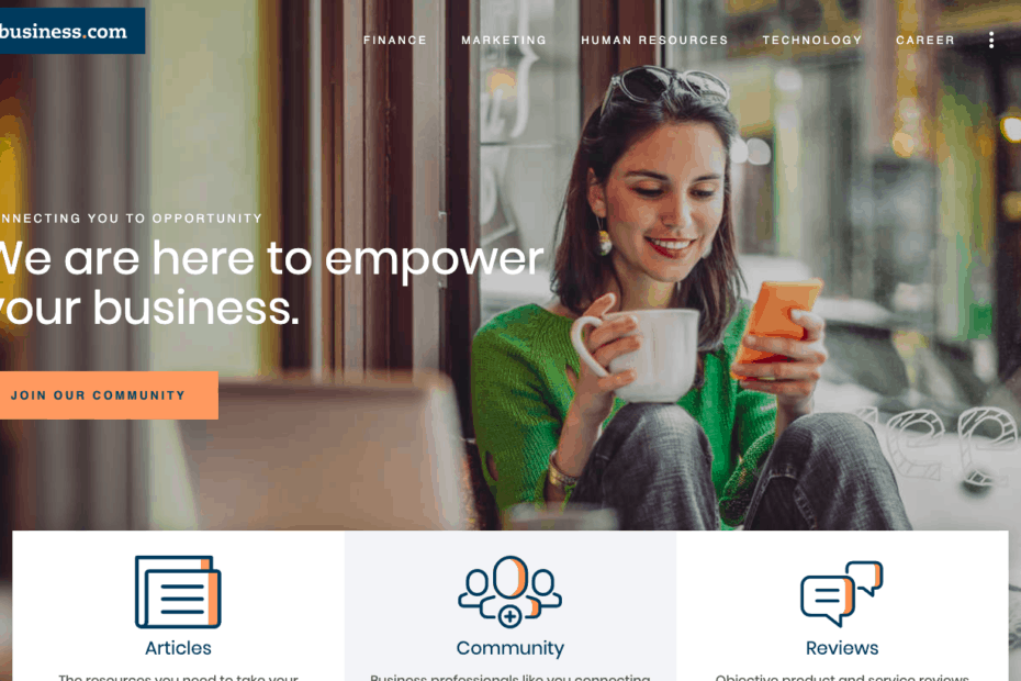 Business.com Home Page